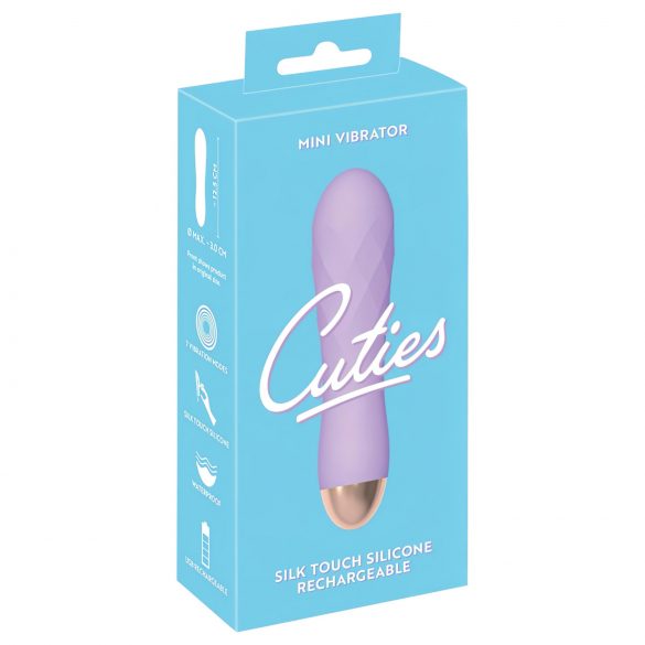 Mini Cuties - Vibratore Ricaricabile Impermeabile a Griglia (Viola) 