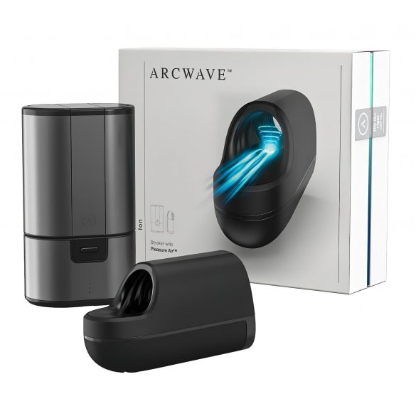 Arcwave Ion - Masturbatore Maschile Ricaricabile e Impermeabile con Tecnologia ad Aria Pulsata (Nero) 