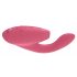 Womanizer Duo - vibratore per il punto G e stimolatore clitorideo impermeabile (corallo) 