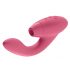 Womanizer Duo - vibratore per il punto G e stimolatore clitorideo impermeabile (corallo) 