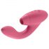 Womanizer Duo - vibratore per il punto G e stimolatore clitorideo impermeabile (corallo) 