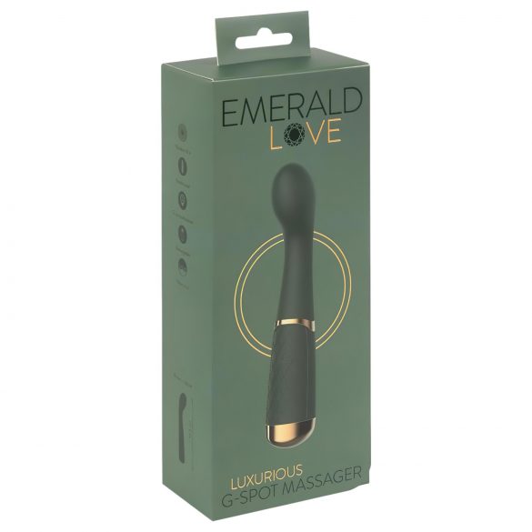 Vibratore Ricaricabile Impermeabile per Punto G Emerald Love (Verde) 