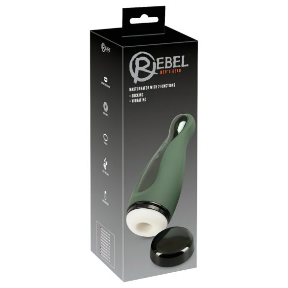 Rebel 2 Funzioni - masturbatore a batteria, succhia-vibra