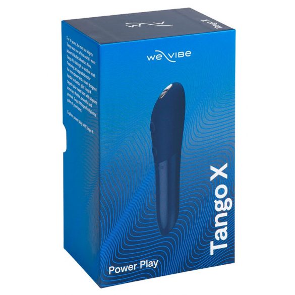 We-Vibe Tango X - Vibratore a bacchetta impermeabile e ricaricabile (blu reale) 