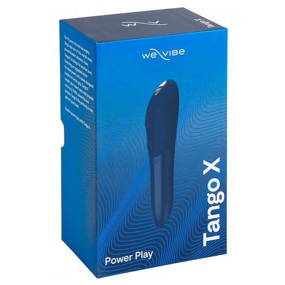 We-Vibe Tango X - Vibratore a bacchetta impermeabile e ricaricabile (blu reale) 