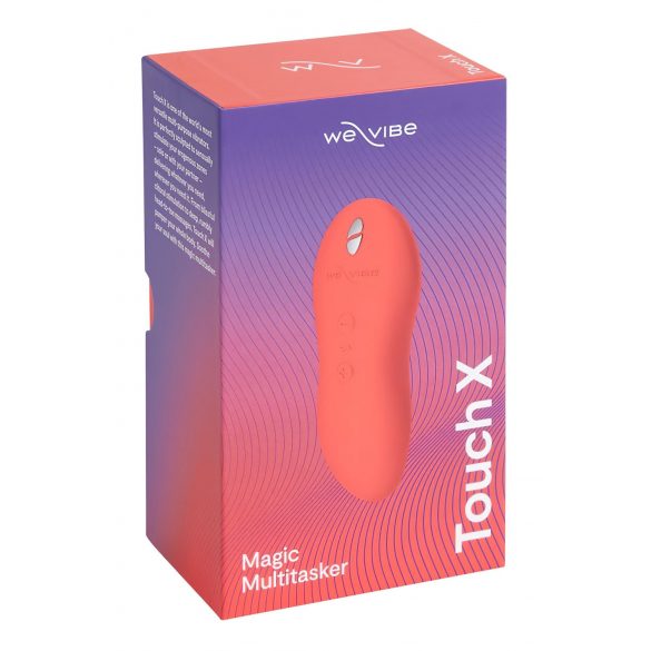 Vibratore Ricaricabile per Clitoride We-Vibe Touch X, Impermeabile - Corallo 