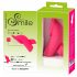 SMILE Licking - vibratore da dito con lingua a onde d'aria ricaricabile (rosa) 