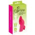 SMILE Licking - vibratore da dito con lingua a onde d'aria ricaricabile (rosa) 