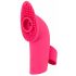 SMILE Licking - vibratore da dito con lingua a onde d'aria ricaricabile (rosa) 