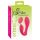 Panty SMILE - vibratore 2in1 ricaricabile e wireless (rosa) 