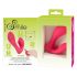 Panty SMILE - vibratore 2in1 ricaricabile e wireless (rosa) 