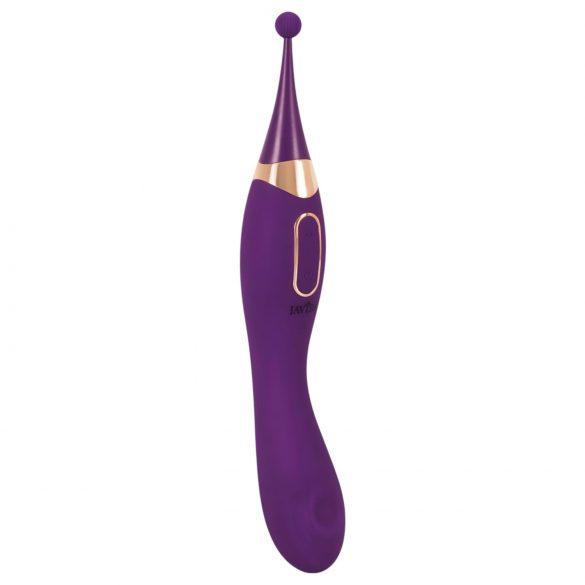 Javida - Set vibratore e stimolatore clitorideo 2in1 ricaricabile (viola)