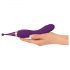 Javida - Set vibratore e stimolatore clitorideo 2in1 ricaricabile (viola)