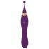 Javida - Set vibratore e stimolatore clitorideo 2in1 ricaricabile (viola)