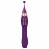 Javida - Set vibratore e stimolatore clitorideo 2in1 ricaricabile (viola) 