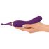 Javida - Set vibratore e stimolatore clitorideo 2in1 ricaricabile (viola) 