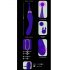 Javida - Set vibratore e stimolatore clitorideo 2 in 1 ricaricabile (viola)