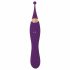 Javida - Set vibratore e stimolatore clitorideo 2in1 ricaricabile (viola) 