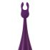 Javida - Set vibratore e stimolatore clitorideo 2in1 ricaricabile (viola) 