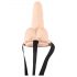 You2Toys Strap-on - vibratore cavo ricaricabile indossabile (naturale)