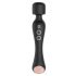 Vibratore Massaggiatore Ricaricabile CUPA Wand 2in1 con Funzione Riscaldante (Nero) 