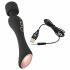 Vibratore Massaggiatore Ricaricabile CUPA Wand 2in1 con Funzione Riscaldante (Nero) 