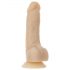 Naked Addiction Rotating 7 - vibratore rotante ricaricabile (18 cm) - naturale