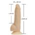 Vibratore Rotante Ricaricabile Naked Addiction 7 - Naturale (18cm) 