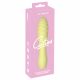 Vibratore Cuties Mini 3 - ricaricabile, impermeabile, a forma di clava (giallo) 