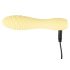 Vibratore Cuties Mini 3 - ricaricabile, impermeabile, a forma di clava (giallo) 