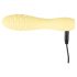 Vibratore Cuties Mini 3 - ricaricabile, impermeabile, a forma di clava (giallo) 