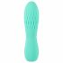 Vibratore geometrico ricaricabile e impermeabile Cuties Mini 3 (verde) 