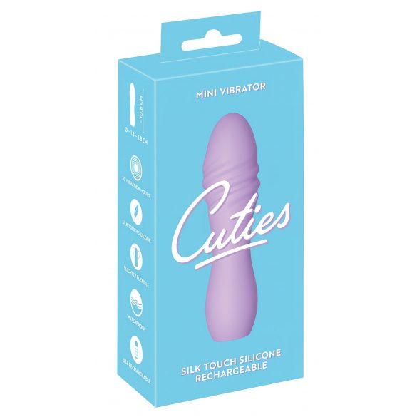 Mini Vibratore Ricaricabile Impermeabile Spirale Cuties 3 - Viola 