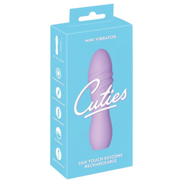 Cuties Mini 3 - vibratore spirale ricaricabile e impermeabile (viola)