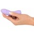 Mini Vibratore Ricaricabile Impermeabile Spirale Cuties 3 - Viola 