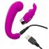 Happyrabbit Mini G - Vibratore punto G con stimolatore clitorideo (viola)