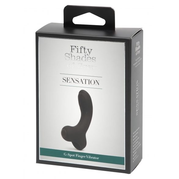 Vibratore Ricaricabile Punto-G "Sensation" della Collezione Cinquanta Sfumature di Grigio (nero) 