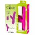 Vibratore Rabbit SMILE ricaricabile con braccio clitorideo e funzione pulsante-rotante (rosa) 