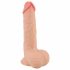 Dildo Doppio Strato con Effetto Pelle Scivolante - 19cm (Naturale) 