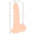 Dildo Doppio Strato con Effetto Pelle Scivolante - 19cm (Naturale) 