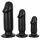 Kit di Formazione Anale Anos - Set Dildo Anali (3 pezzi) - Nero 