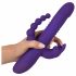 SMILE Triplo - vibratore ricaricabile con triplo braccio, rotante e pulsante (viola) 