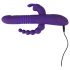 SMILE Triple - Vibratore rotante e spingente con 3 bracci ricaricabile (viola)