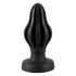 Dildo Anale ANOS - Super Morbido Costolato - 5cm (Nero) 