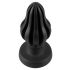 Dildo Anale ANOS - Super Morbido Costolato - 5cm (Nero) 