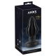 Dildo Anale Costolato Super Morbido ANOS - 7 cm (Nero) 