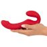 You2Toys Strapless - vibratore a cintura con telecomando (rosso)