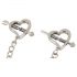 Bad Kitty - Frecce d'amore set piercing capezzolo (argento)