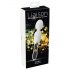 Liaison Wand - vibratore a LED in silicone-vetro ricaricabile (trasparente-bianco)