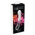 Vibratore LED in Silicone e Vetro "Liaison" - Ricaricabile per Punto G (Trasparente-Bianco) 